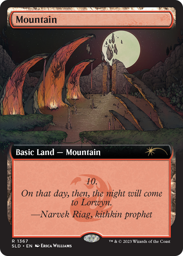 Mountain (SLD-1367) - Secret Lair Drop: (Extended Art) Foil