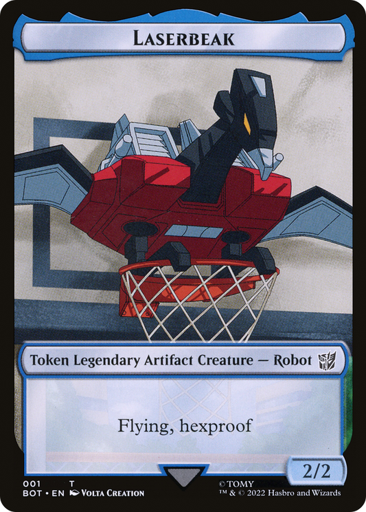 Laserbeak (BOT-001) - Transformers Tokens Foil