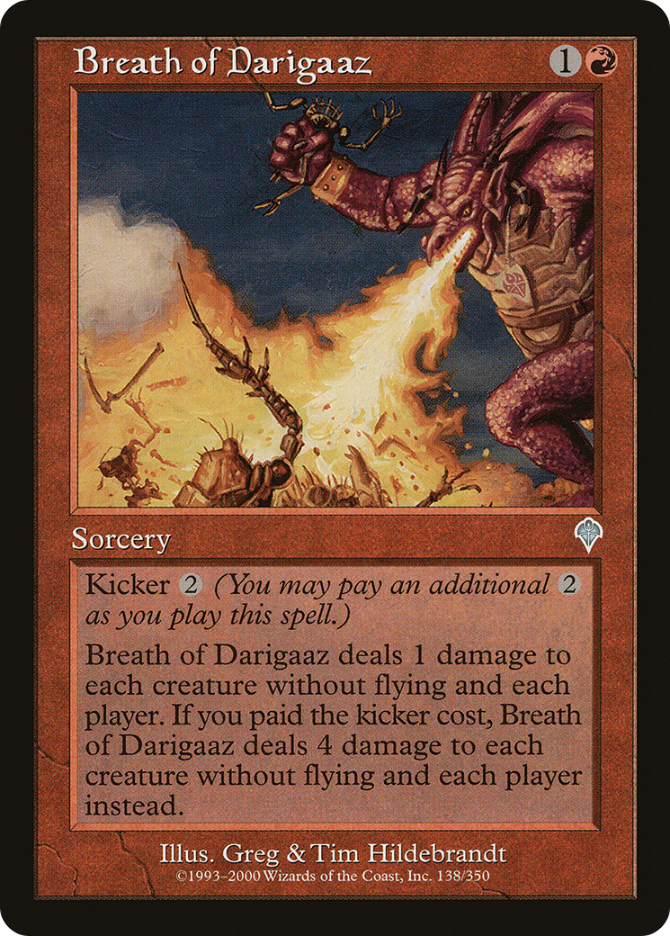 Breath of Darigaaz (INV-138) - Invasion Foil