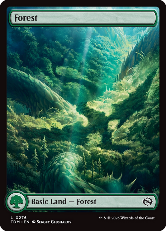 Forest (TDM-276) - Tarkir: Dragonstorm Foil