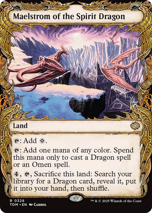 Maelstrom of the Spirit Dragon (TDM-326) - Tarkir: Dragonstorm: (Showcase)