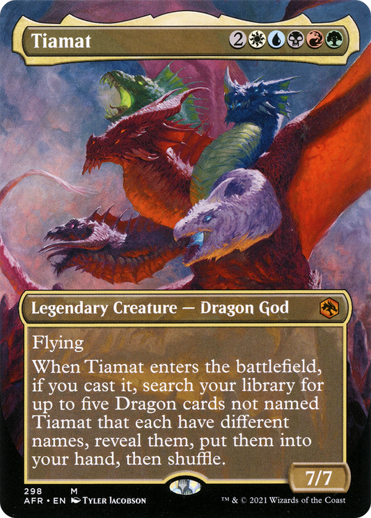 Tiamat (AFR-298) - Adventures in the Forgotten Realms (Borderless) Foil