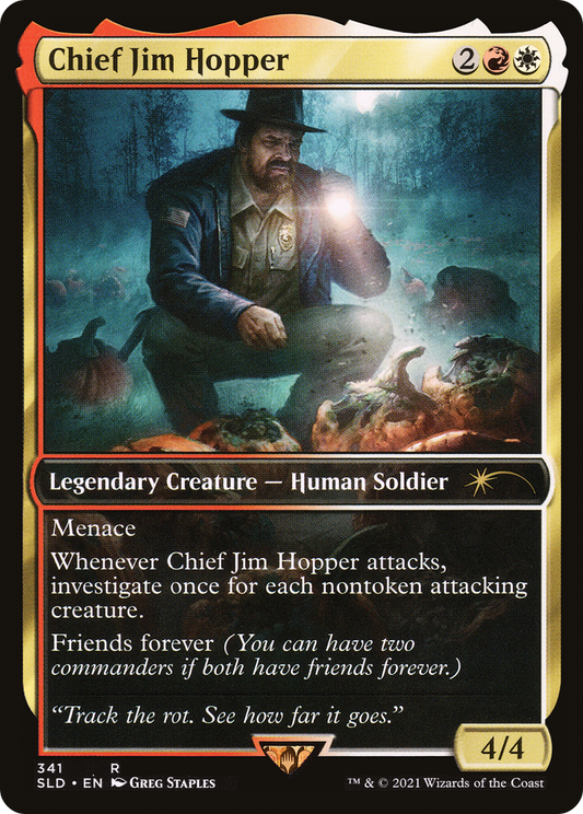 Sophina, Spearsage Deserter (SLD-341) - Secret Lair Drop / Chief Jim Hopper Foil