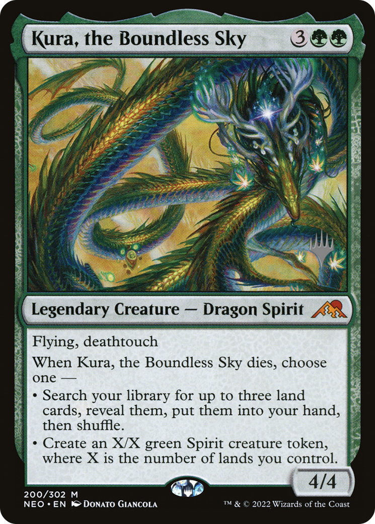 Kura, the Boundless Sky (PPNEO-200) - Kamigawa: Neon Dynasty Promos Foil