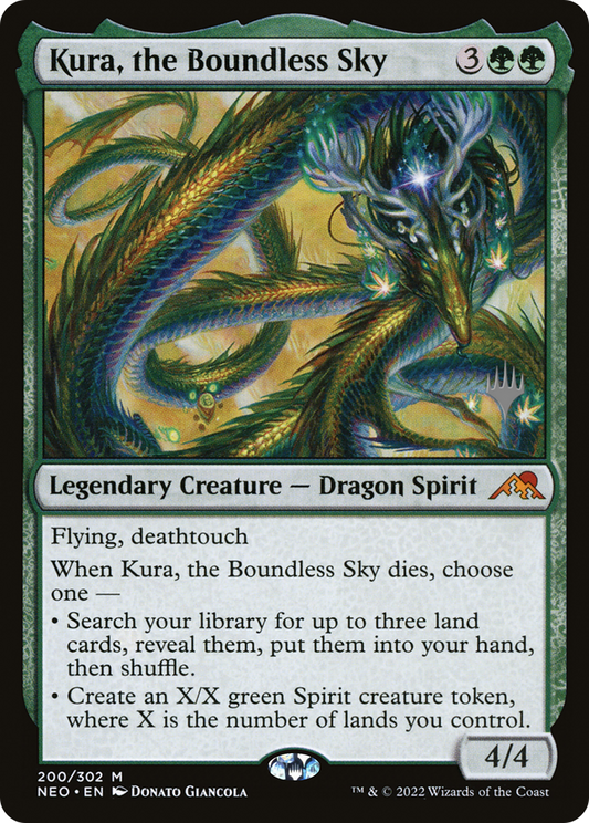 Kura, the Boundless Sky (PPNEO-200) - Kamigawa: Neon Dynasty Promos Foil
