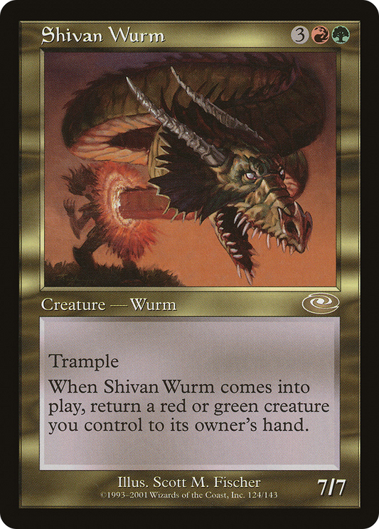 Shivan Wurm (PLS-124) - Planeshift