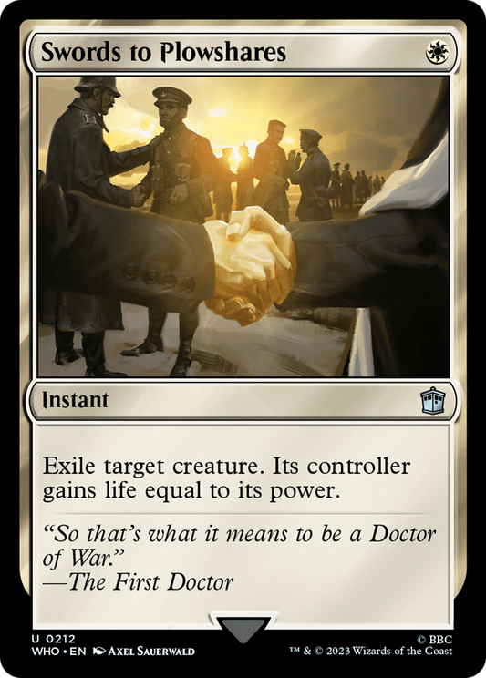 Swords to Plowshares (WHO-212) - Doctor Who Foil