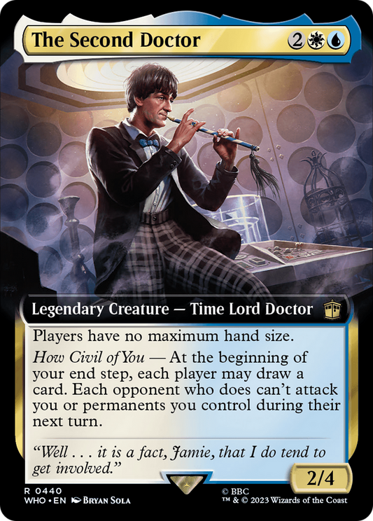 The Second Doctor (WHO-440) - Doctor Who: (Extended Art)