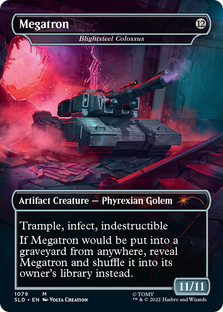 Blightsteel Colossus // Blightsteel Colossus (SLD-1079) - Secret Lair Drop (Borderless) Foil