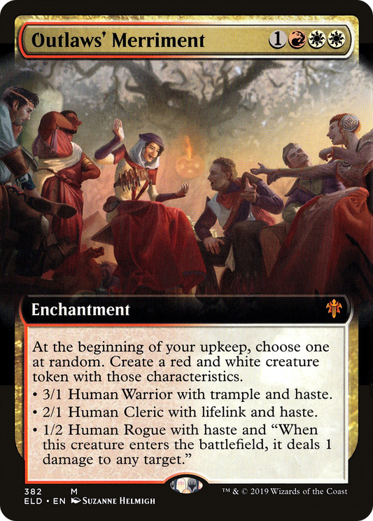 Outlaws' Merriment (ELD-382) - Throne of Eldraine: (Extended Art) Foil