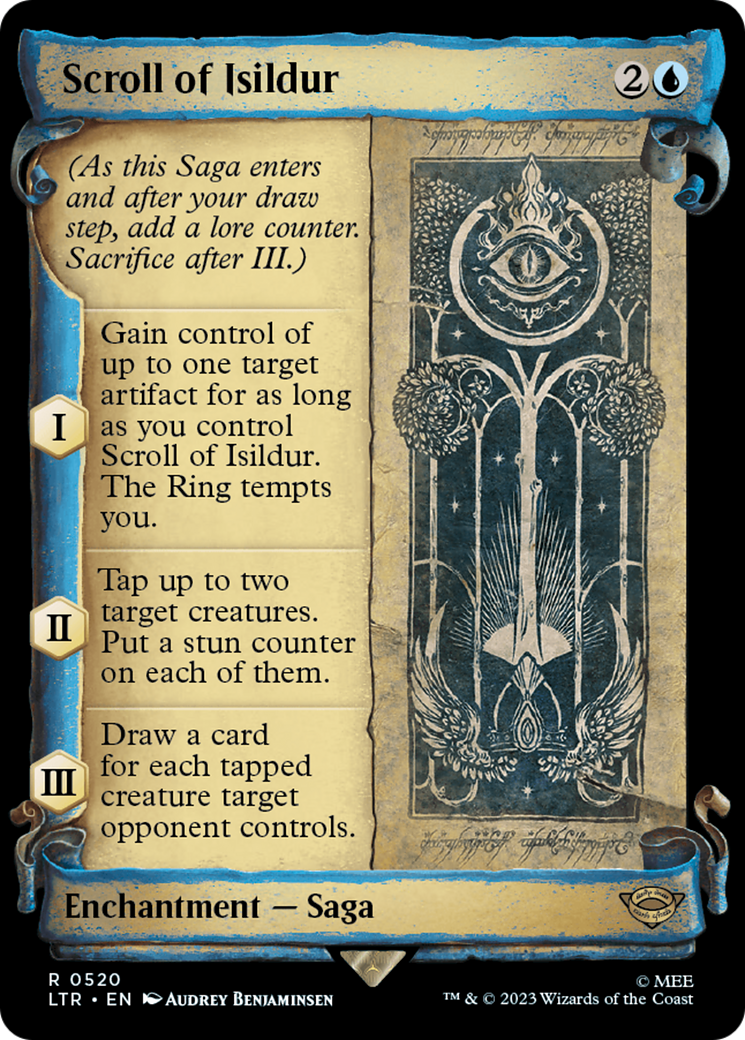 Scroll of Isildur (LTR-520) - The Lord of the Rings: Tales of Middle-earth: (Showcase) Foil