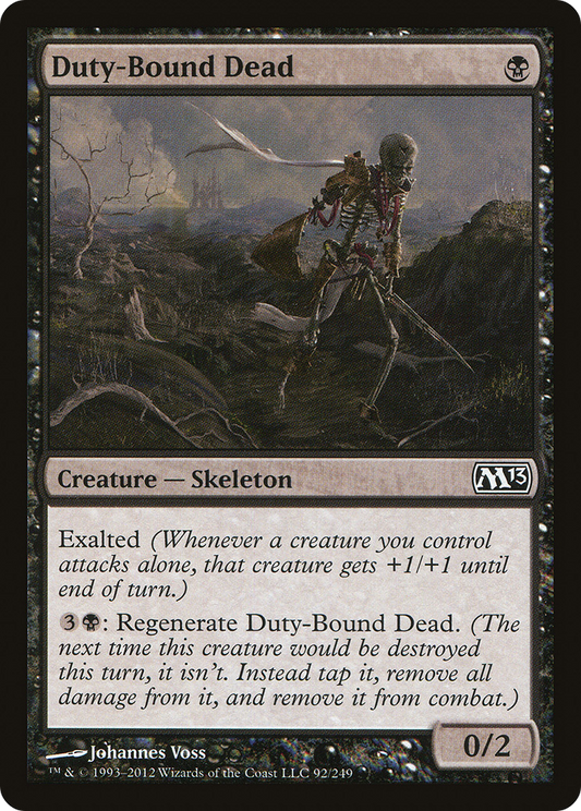 Duty-Bound Dead (M13-092) - Magic 2013 Foil