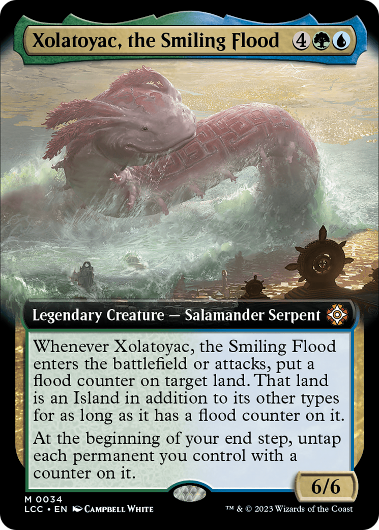 Xolatoyac, the Smiling Flood (LCC-034) - The Lost Caverns of Ixalan Commander: (Extended Art)