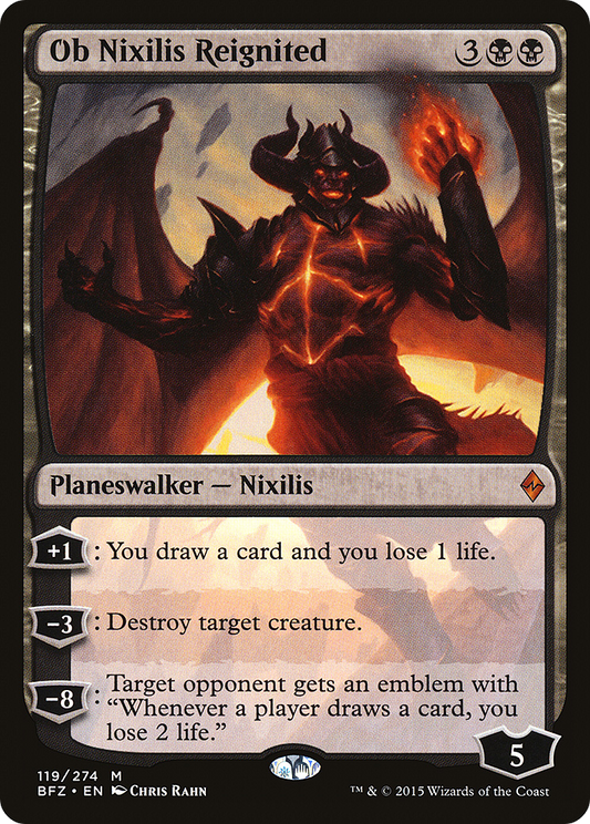 Ob Nixilis Reignited (BFZ-119) - Battle for Zendikar Foil