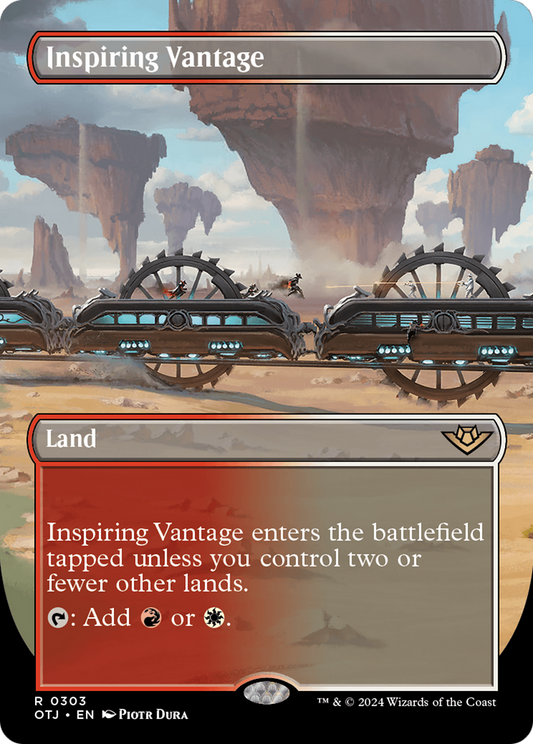 Inspiring Vantage (OTJ-303) - Outlaws of Thunder Junction (Borderless)