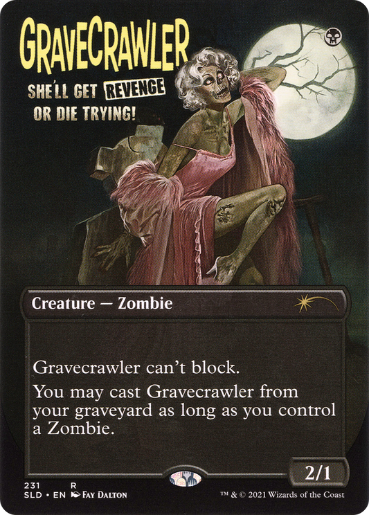 Gravecrawler (SLD-231) - Secret Lair Drop (Borderless) Foil
