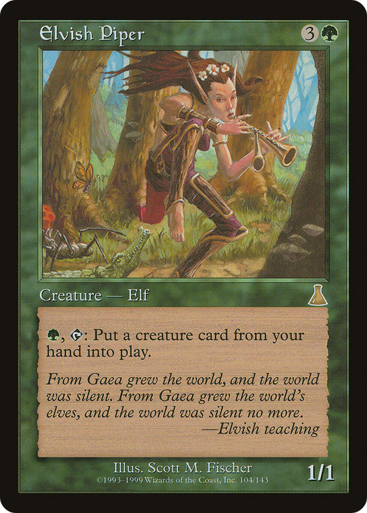 Elvish Piper (UDS-104) - Urza's Destiny Foil