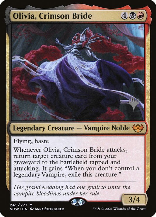 Olivia, Crimson Bride (PPNEO-245P) - Innistrad: Crimson Vow Promos