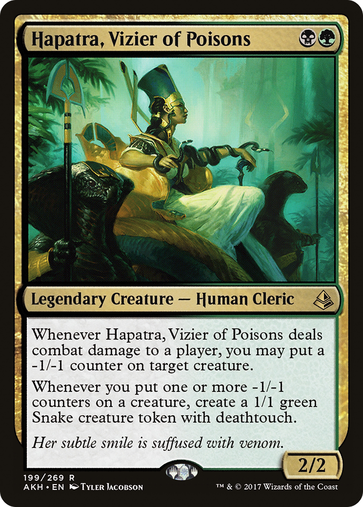 Hapatra, Vizier of Poisons (AKH-199) - Amonkhet Foil