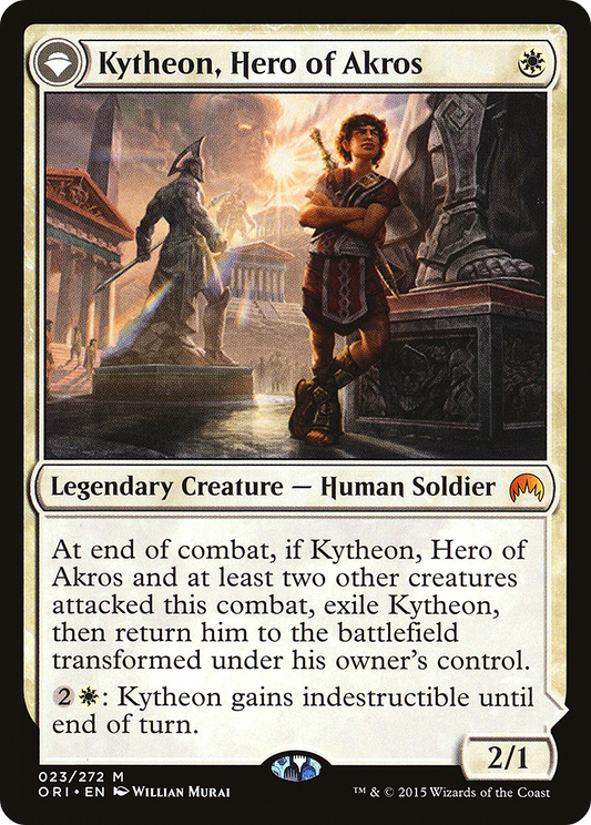 Kytheon, Hero of Akros // Gideon, Battle-Forged (ORI-023) - Magic Origins: (originpwdfc)