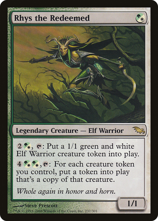 Rhys the Redeemed (SHM-237) - Shadowmoor Foil