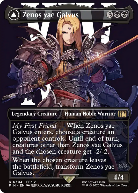Zenos yae Galvus (Borderless) (FIN-384) - FINAL FANTASY (Borderless) Foil