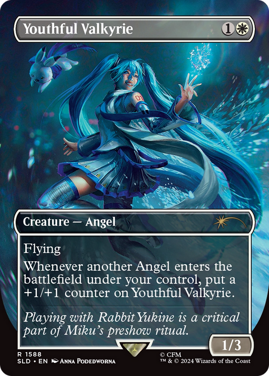 Youthful Valkyrie (SLD-1588) - Secret Lair Drop (Borderless)