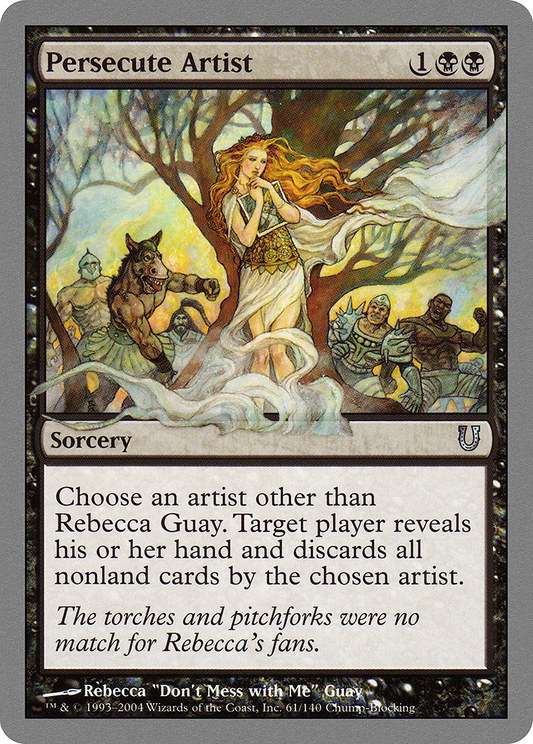 Persecute Artist (UNH-061) - Unhinged Foil