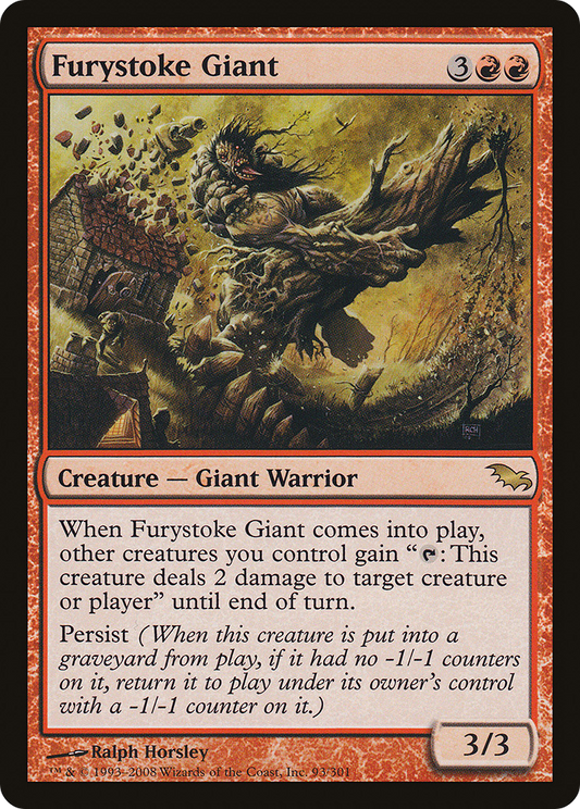 Furystoke Giant (SHM-093) - Shadowmoor Foil