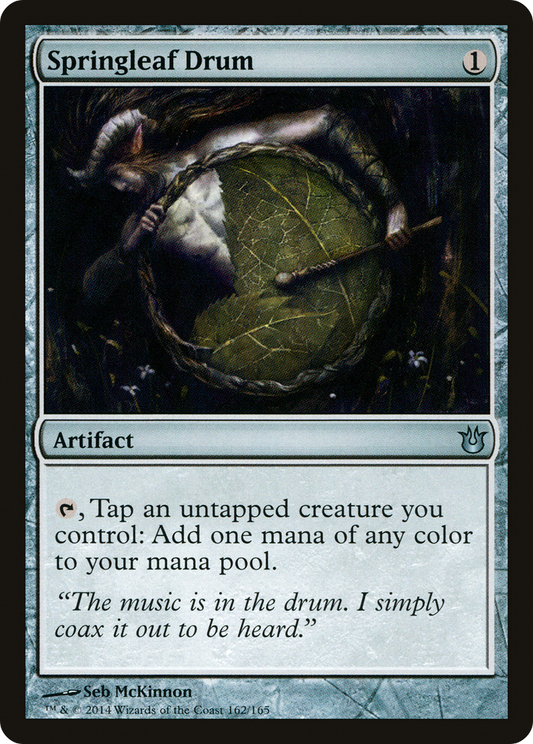 Springleaf Drum (BNG-162) - Born of the Gods Foil