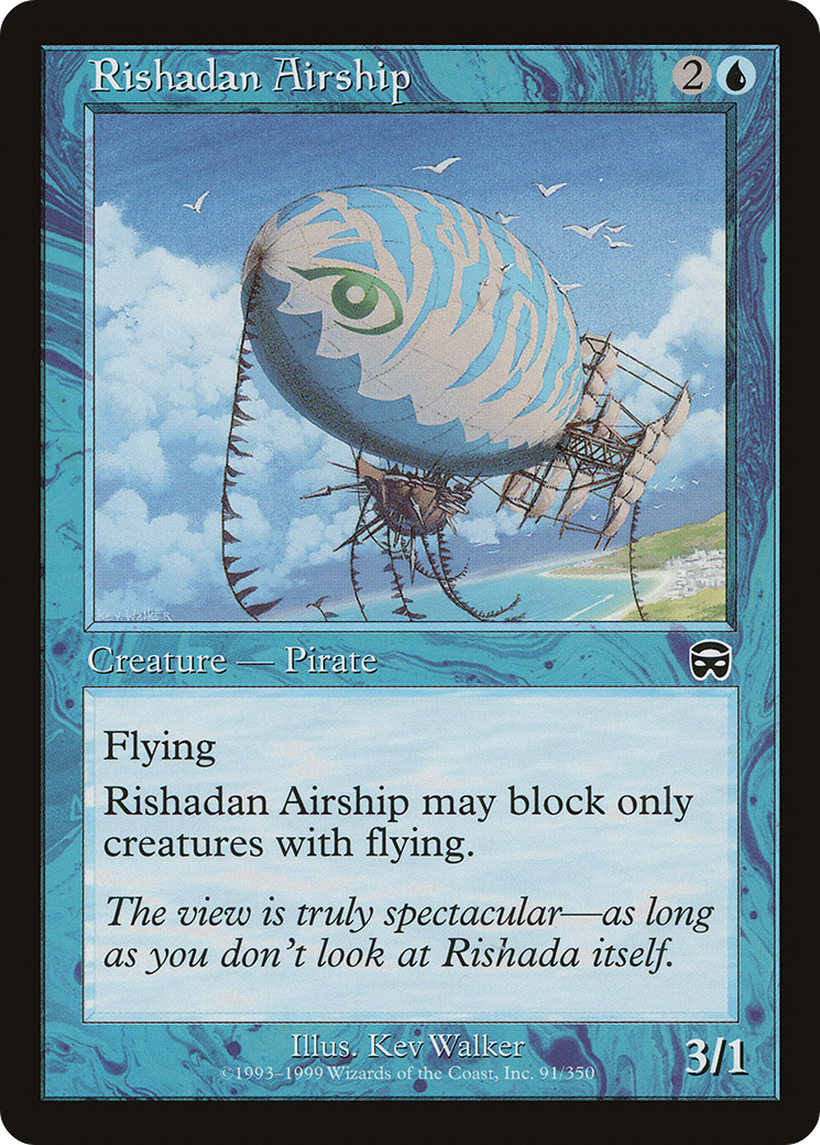 Rishadan Airship (MMQ-091) - Mercadian Masques Foil