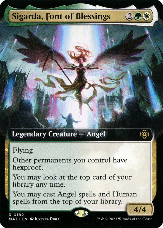 Sigarda, Font of Blessings (MAT-182) - March of the Machine: The Aftermath: (Extended Art)