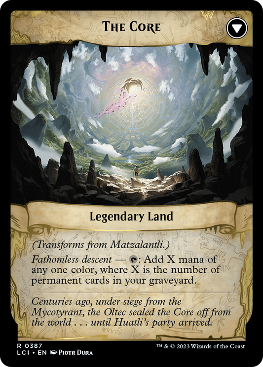 Matzalantli, the Great Door // The Core (LCI-387) - The Lost Caverns of Ixalan: (Extended Art)