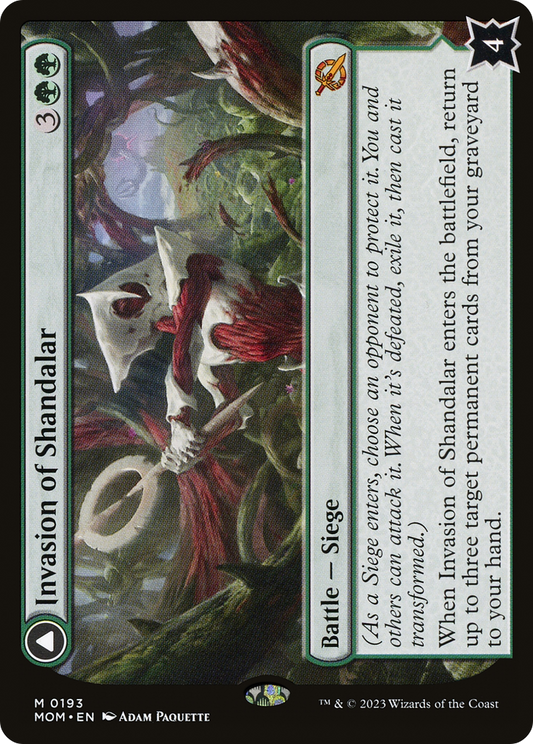 Invasion of Shandalar // Leyline Surge (MOM-193) - March of the Machine Foil