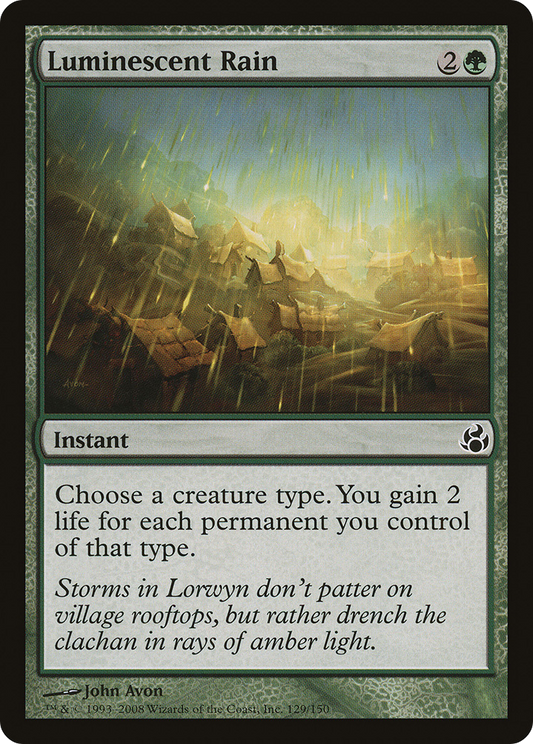 Luminescent Rain (MOR-129) - Morningtide Foil