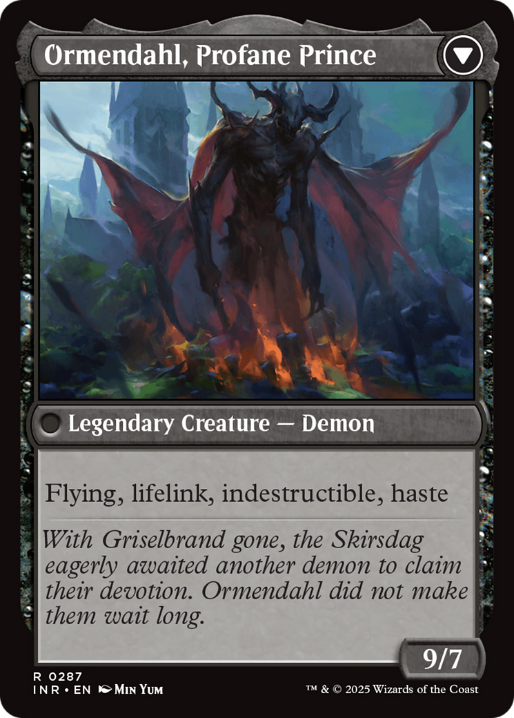 Westvale Abbey // Ormendahl, Profane Prince (INR-287) - Innistrad Remastered Foil