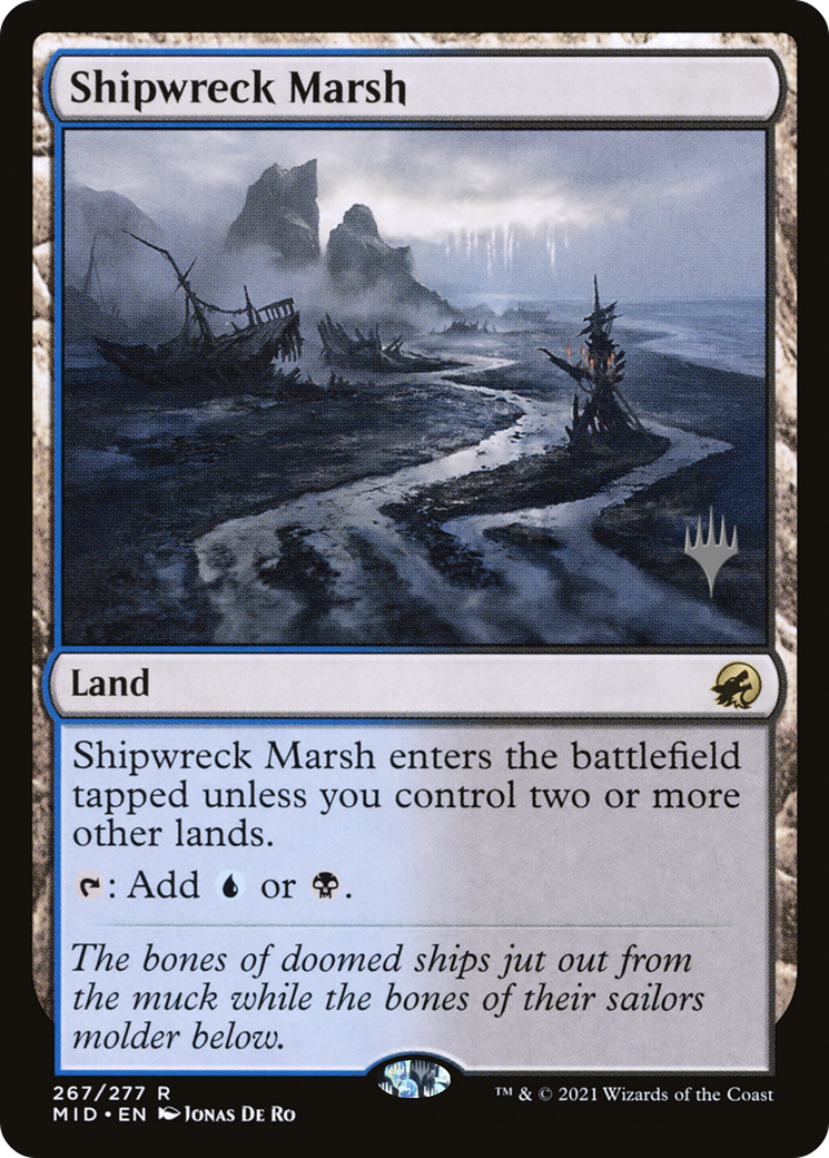Shipwreck Marsh (PPMID-267P) - Innistrad: Midnight Hunt Promos