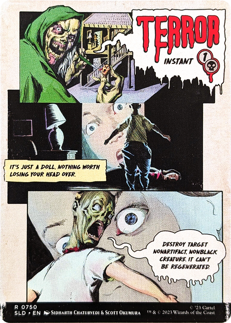 Terror // Terror (SLD-750) - Secret Lair Drop (Borderless) Foil