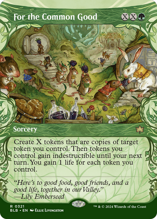 For the Common Good (BLB-321) - Bloomburrow: (Showcase) (Borderless)