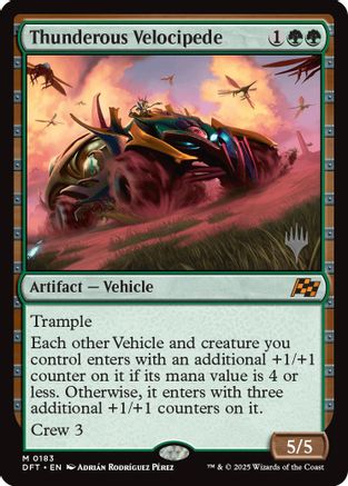 Thunderous Velocipede (PPDFT-183) - Promo Pack: Aetherdrift