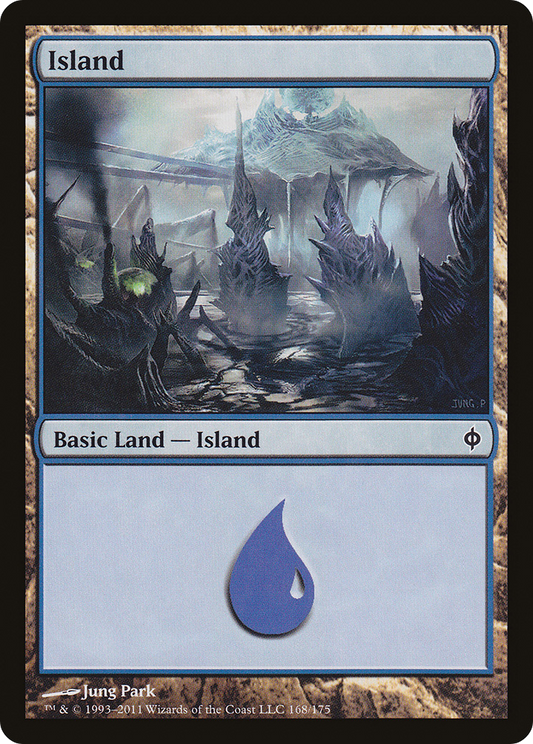 Island (NPH-168) - New Phyrexia Foil