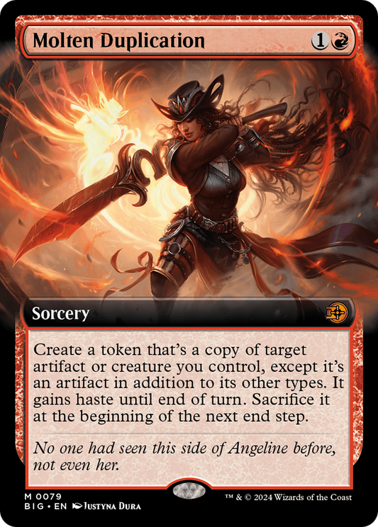 Molten Duplication (BIG-079) - The Big Score: (Extended Art) Foil