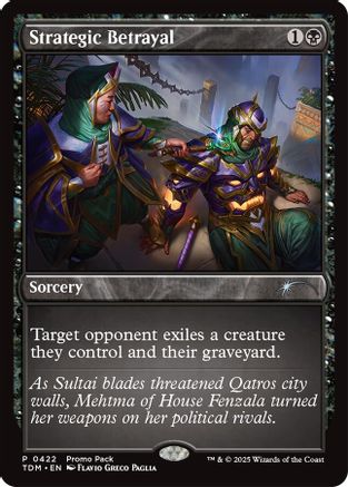 Strategic Betrayal (PPTDM-422) - Promo Pack: Tarkir: Dragonstorm