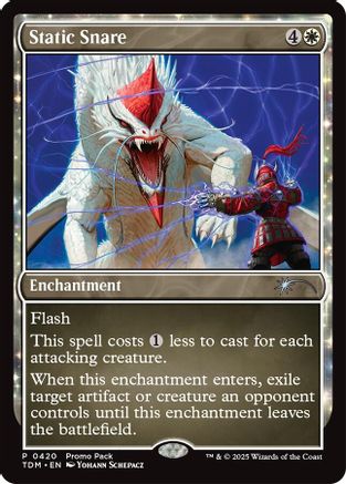 Static Snare (PPTDM-420) - Promo Pack: Tarkir: Dragonstorm Foil