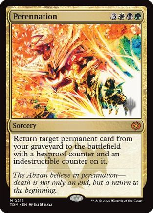 Perennation (PPTDM-212) - Promo Pack: Tarkir: Dragonstorm