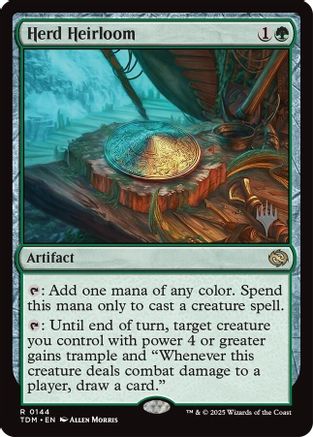 Herd Heirloom (PPTDM-144) - Promo Pack: Tarkir: Dragonstorm Foil