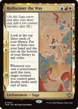 Rediscover the Way (PPTDM-215) - Promo Pack: Tarkir: Dragonstorm Foil