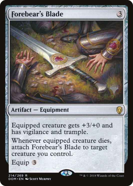 Forebear's Blade (PPM20-214) - Dominaria Promos Foil