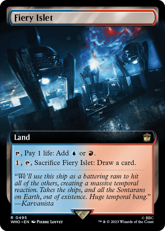 Fiery Islet (WHO-495) - Doctor Who: (Extended Art) Foil