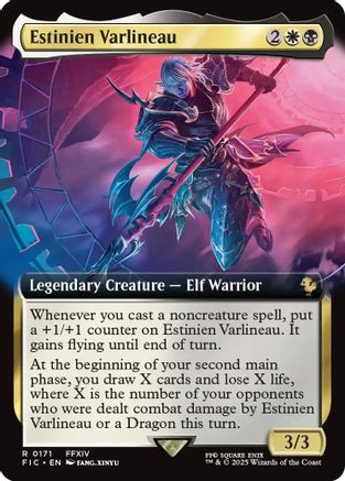 Estinien Varlineau (Extended Art) (FIC-171) - Commander: FINAL FANTASY Foil